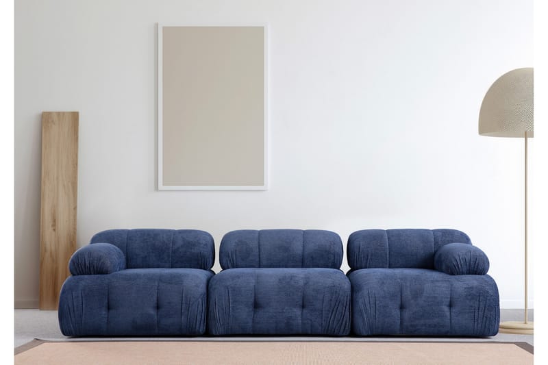 Bengul Sofa 3-personers - Blå - Møbler - Sofaer - 3 personers sofa