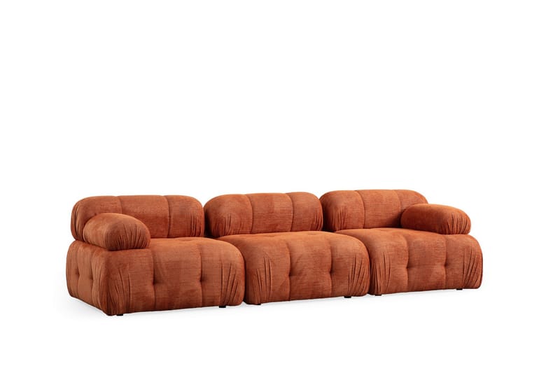 Bengul Sofa 3-personers - Orange - Møbler - Sofaer - 3 personers sofa