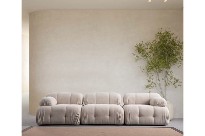 Bengul Sofa 3-personers - Creme - Møbler - Sofaer - 3 personers sofa