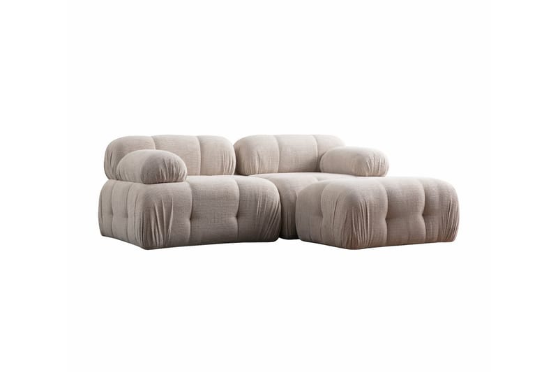 Bengul Sofa med Chaiselong 2-personers - Creme - Møbler - Sofaer - Sofa med chaiselong