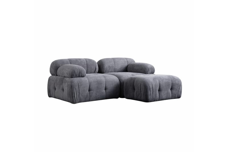 Bengul Sofa med Chaiselong 2-personers - Grå - Møbler - Sofaer - Sofa med chaiselong