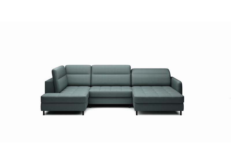 Berrto Sofa med Divan og Chaiselong 5-Pers. - Grøn - Møbler - Sofaer - U Sofa