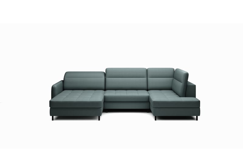 Berrto Sofa med Divan og Chaiselong 5-Pers. - Grå - Møbler - Sofaer - U Sofa