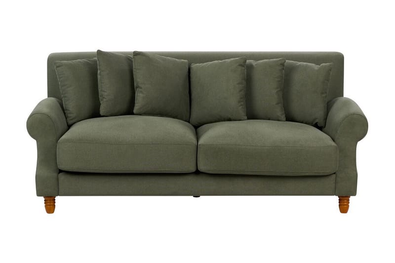 Bijan Sofa 2-personers - Grøn/Mørkt træ - Møbler - Sofaer - 2 personers sofa