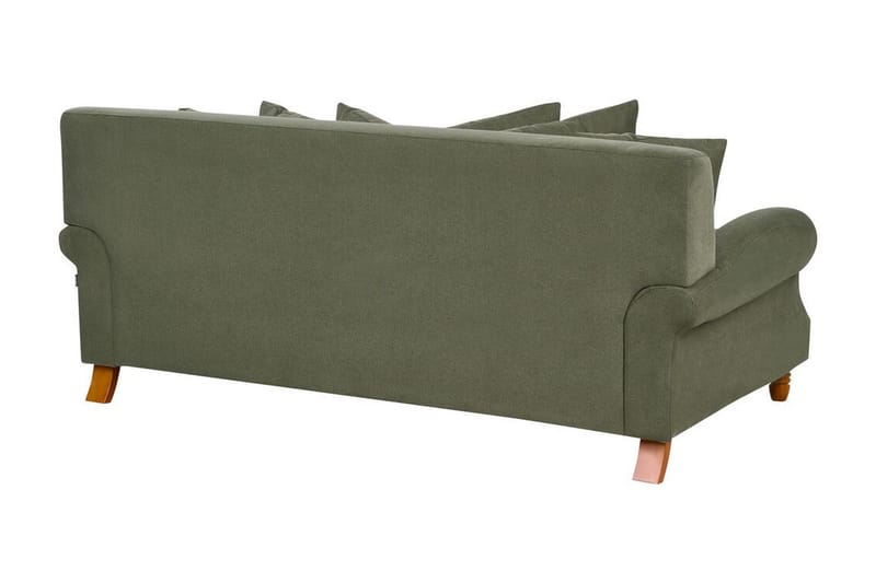 Bijan Sofa 2-personers - Grøn/Mørkt træ - Møbler - Sofaer - 2 personers sofa