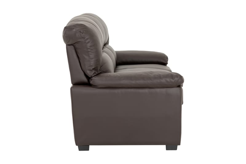 Lindby 3-Pers. Sofa Kunstlæder - Brun - Møbler - Sofaer - Recliner sofaer - 3 personers biograsofa & reclinersofa