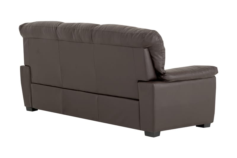 Lindby 3-Pers. Sofa Kunstlæder - Brun - Møbler - Sofaer - Recliner sofaer - 3 personers biograsofa & reclinersofa