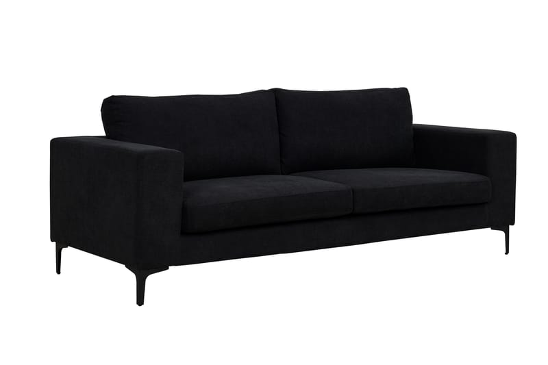 Bloom 3-personers Sofa - Sort - Møbler - Sofaer - 3 personers sofa