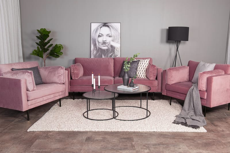 Boom 3-personers Sofa - Rosa - Møbler - Sofaer - 3 personers sofa