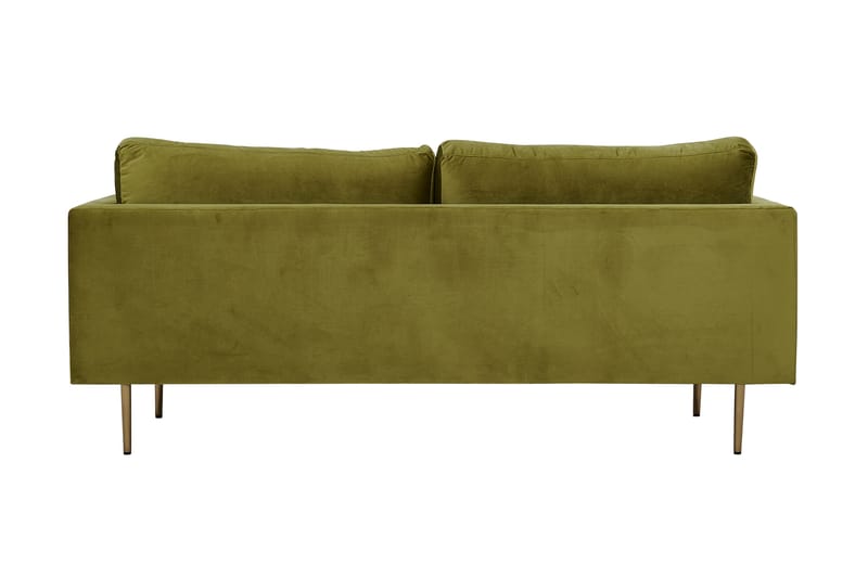 Boom Fløjlssofa 3-personers - Grøn - Møbler - Sofaer - 3 personers sofa