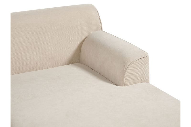 Bree Hjørnesofa 3-personers - Beige/Lyst træ - Møbler - Sofaer - Hjørnesofa