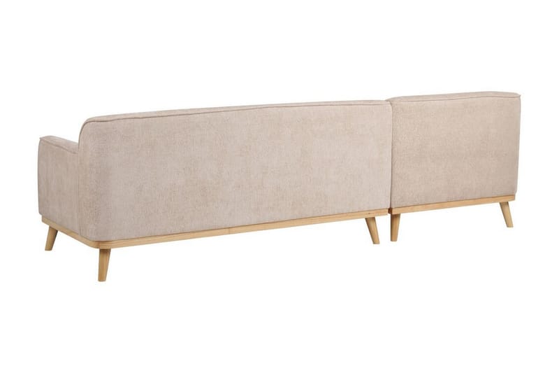 Bree Hjørnesofa 3-personers - Beige/Lyst træ - Møbler - Sofaer - Hjørnesofa