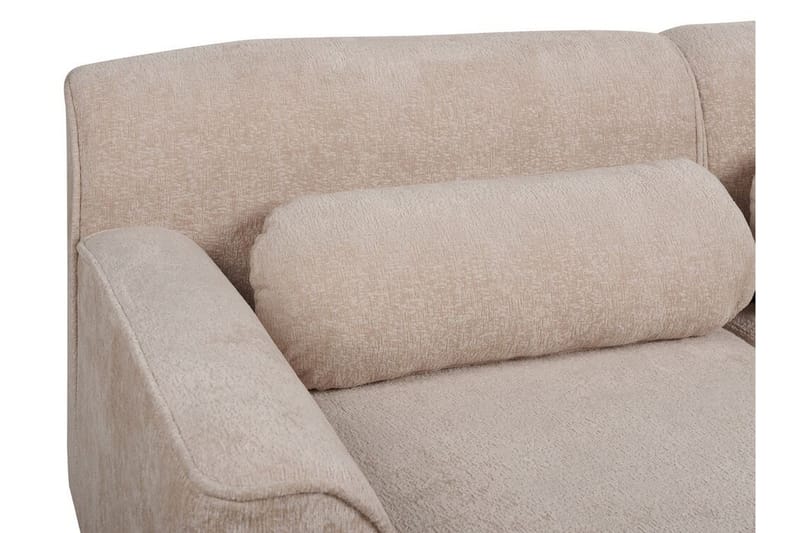 Bree Hjørnesofa 3-personers - Beige/Lyst træ - Møbler - Sofaer - Hjørnesofa