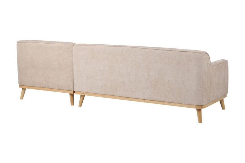 Bree Hjørnesofa 3-personers - Beige/Lyst træ - Møbler - Sofaer - Hjørnesofa