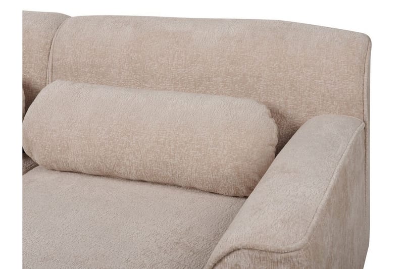 Bree Hjørnesofa 3-personers - Beige/Lyst træ - Møbler - Sofaer - Hjørnesofa