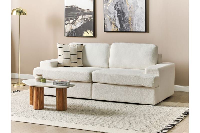 Brennan Sofa 3-personers - Hvid - Møbler - Sofaer - 3 personers sofa