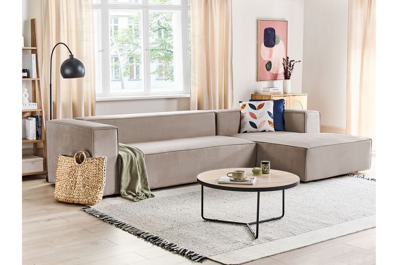 Britt Hjørnesofa 3-personers - Beige - Møbler - Sofaer - Hjørnesofa