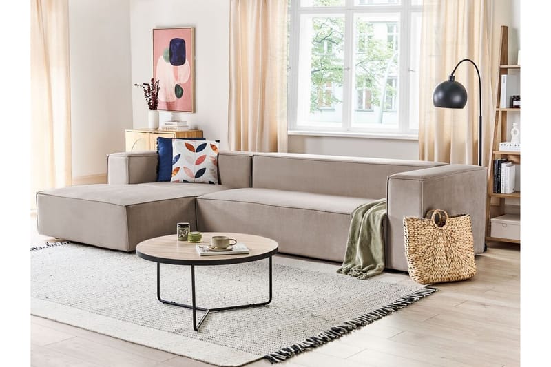 Britt Hjørnesofa 3-personers - Beige - Møbler - Sofaer - Hjørnesofa