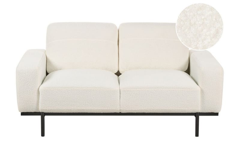 Bruna Sofa 2-personers - Hvid/Sort - Møbler - Sofaer - 2 personers sofa