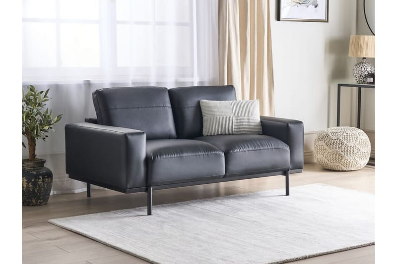 Bruna Sofa 2-personers - Sort - Møbler - Sofaer - 2 personers sofa