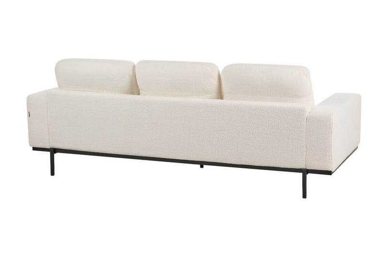 Bruna Sofa 3-personers - Hvid/Sort - Møbler - Sofaer - 3 personers sofa