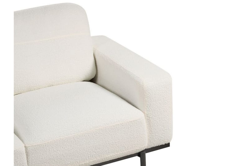 Bruna Sofa 3-personers - Hvid/Sort - Møbler - Sofaer - 3 personers sofa