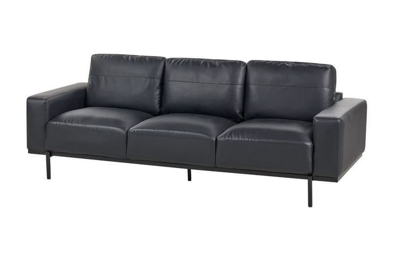 Bruna Sofa 3-personers - Sort - Møbler - Sofaer - 3 personers sofa