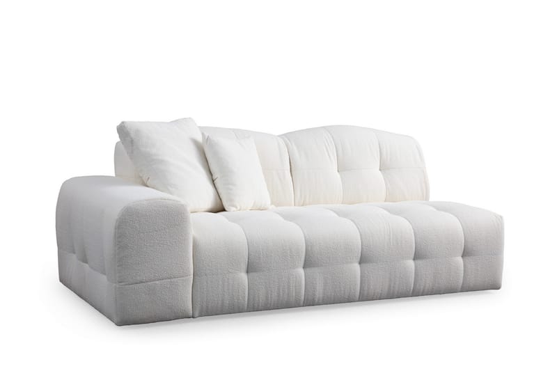 Buddy 4-personers Sofa med Chaiselong - Hvid - Møbler - Sofaer - Sofa med chaiselong