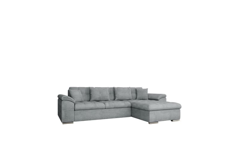 Camior Sofa med Divan 3-personers - Grå - Møbler - Sofaer - Sofa med chaiselong