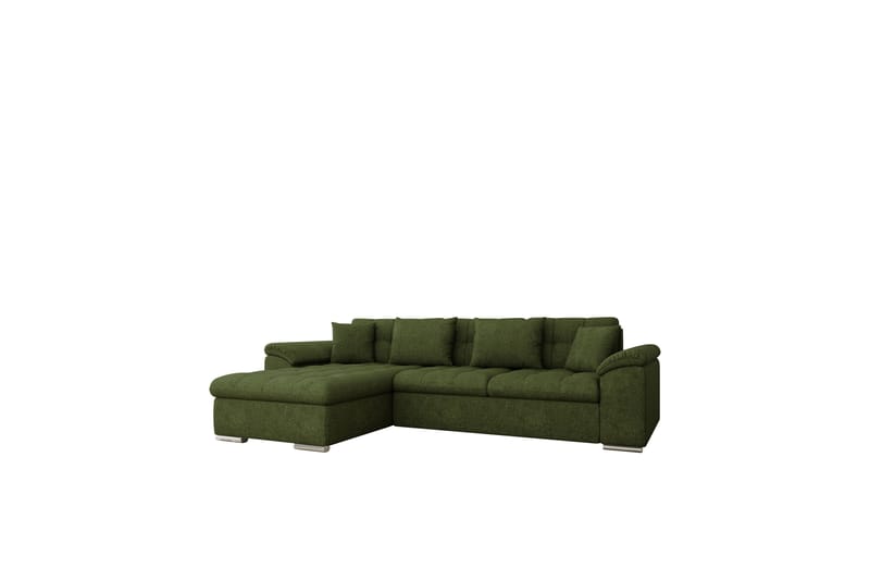 Camior Sofa med Divan 3-personers - Grøn - Møbler - Sofaer - Sofa med chaiselong