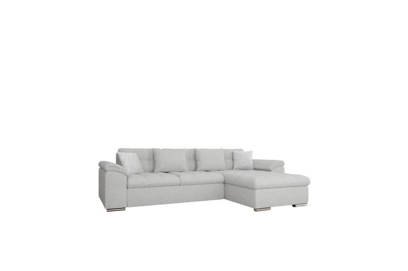 Camior Sofa med Divan 3-personers - Lys grå - Møbler - Sofaer - Sofa med chaiselong