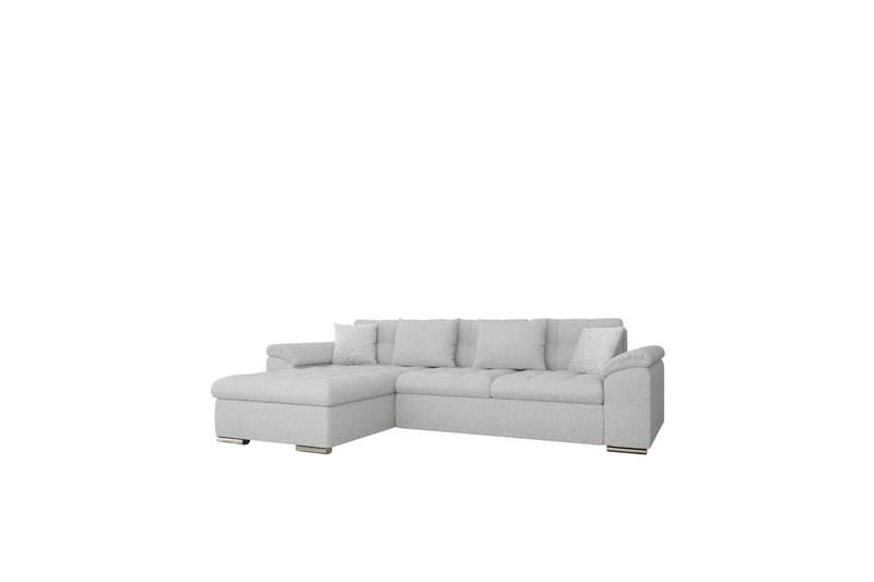 Camior Sofa med Divan 3-personers - Lys grå - Møbler - Sofaer - Sofa med chaiselong