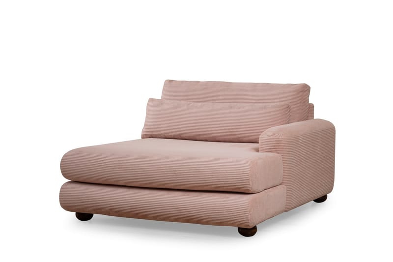 Relento Sofa med Chaiselong 3-personers - Rosa - Møbler - Sofaer - Sofa med chaiselong