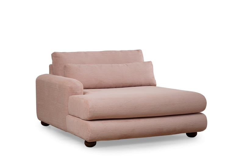 Relento Sofa med Chaiselong 3-personers - Rosa - Møbler - Sofaer - Sofa med chaiselong