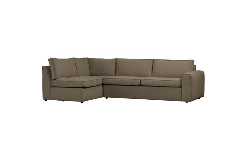 Freek Sofa med Chaiselong 3-personers - Mørk Sand - Møbler - Sofaer - Sofa med chaiselong - 3 personers sofa med chaiselong