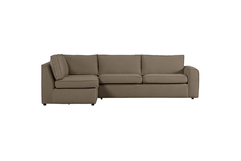 Freek Sofa med Chaiselong 3-personers - Mørk Sand - Møbler - Sofaer - Sofa med chaiselong - 3 personers sofa med chaiselong