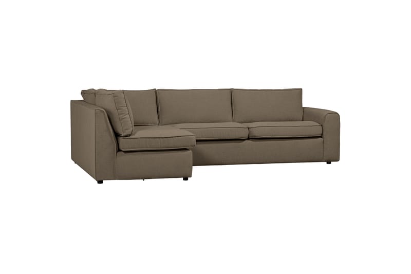 Freek Sofa med Chaiselong 3-personers - Mørk Sand - Møbler - Sofaer - Sofa med chaiselong - 3 personers sofa med chaiselong