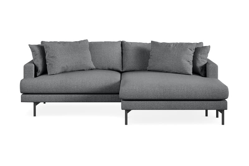 Menard 3-pers Chaiselongsofa - Mørkegrå - Møbler - Sofaer - Sofa med chaiselong - 3 personers sofa med chaiselong