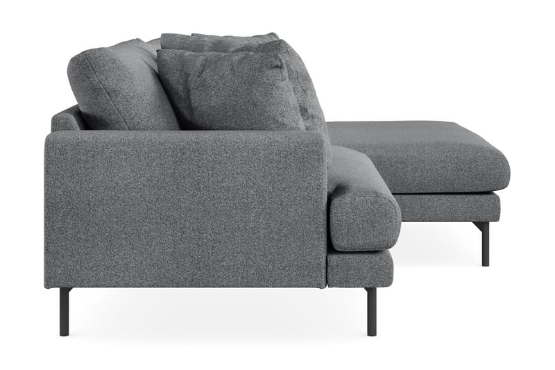 Menard 3-pers Chaiselongsofa - Mørkegrå - Møbler - Sofaer - Sofa med chaiselong - 3 personers sofa med chaiselong