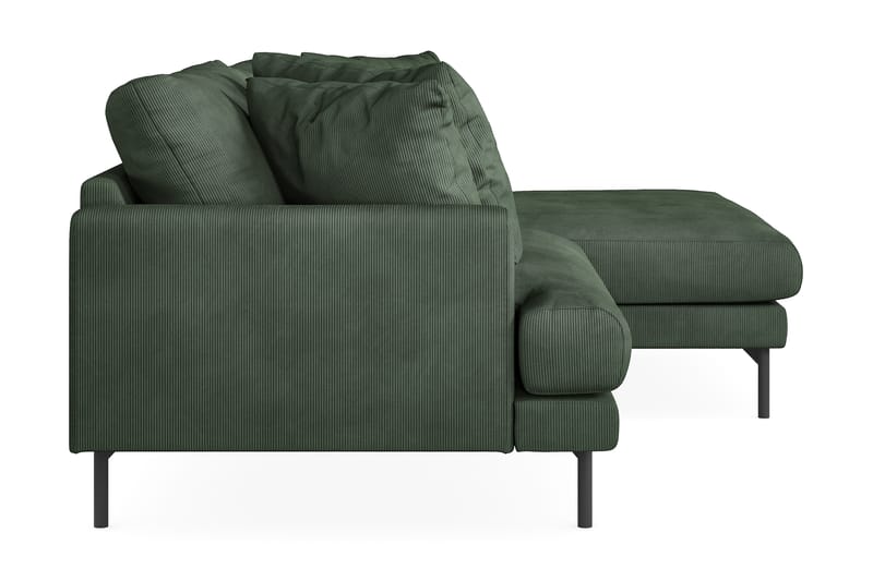 Menard 3-pers Chaiselongsofa - Grøn - Møbler - Sofaer - Sofa med chaiselong - 3 personers sofa med chaiselong