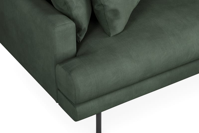 Menard 3-pers Chaiselongsofa - Grøn - Møbler - Sofaer - Sofa med chaiselong - 3 personers sofa med chaiselong