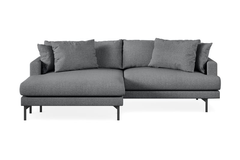 Menard 3-pers Chaiselongsofa - Mørkegrå - Møbler - Sofaer - Sofa med chaiselong - 3 personers sofa med chaiselong