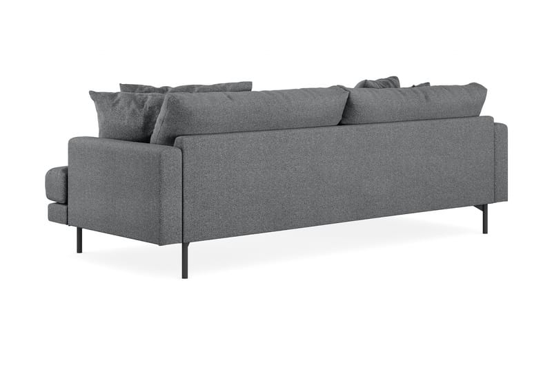 Menard 3-pers Chaiselongsofa - Mørkegrå - Møbler - Sofaer - Sofa med chaiselong - 3 personers sofa med chaiselong