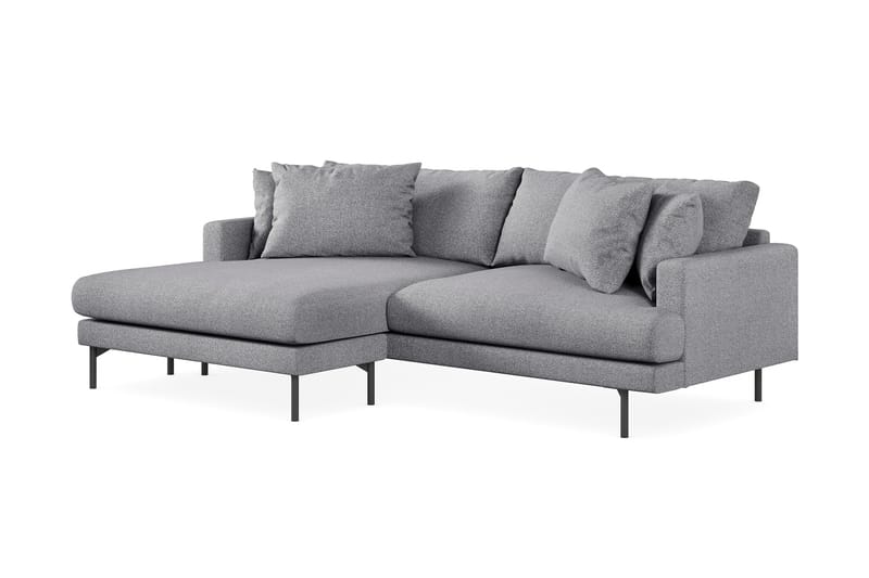 Menard 3-pers Chaiselongsofa - Grå - Møbler - Sofaer - Sofa med chaiselong - 3 personers sofa med chaiselong