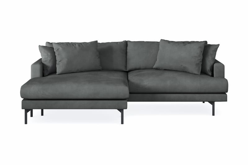 Menard 3-pers Chaiselongsofa - Grå - Møbler - Sofaer - Sofa med chaiselong - 3 personers sofa med chaiselong