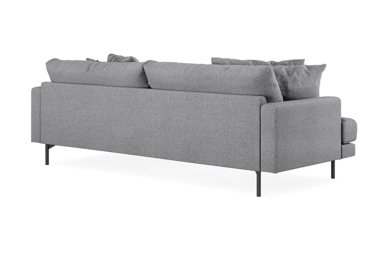 Menard 3-pers Chaiselongsofa - Grå - Møbler - Sofaer - Sofa med chaiselong - 3 personers sofa med chaiselong