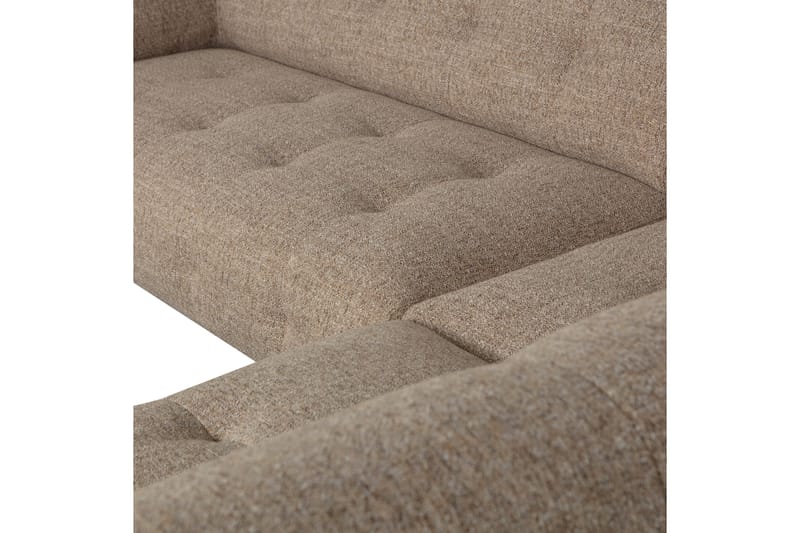 Ranta Sofa med Chaiselong 3-personers - Brun - Møbler - Sofaer - Sofa med chaiselong - 3 personers sofa med chaiselong