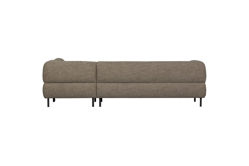 Ranta Sofa med Chaiselong 3-personers - Mørkebrun - Møbler - Sofaer - Sofa med chaiselong - 3 personers sofa med chaiselong