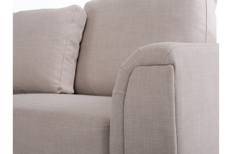 Dugard Hjørnesofa Højre - Beige - Møbler - Sofaer - Sofa med chaiselong - 4 personers sofa med chaiselong