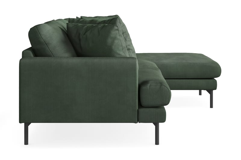 Menard 4-pers Chaiselongsofa - Grøn - Møbler - Sofaer - Sofa med chaiselong - 4 personers sofa med chaiselong